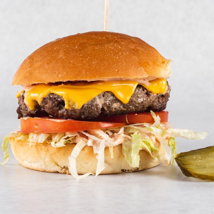 Rocky's cheeseburger